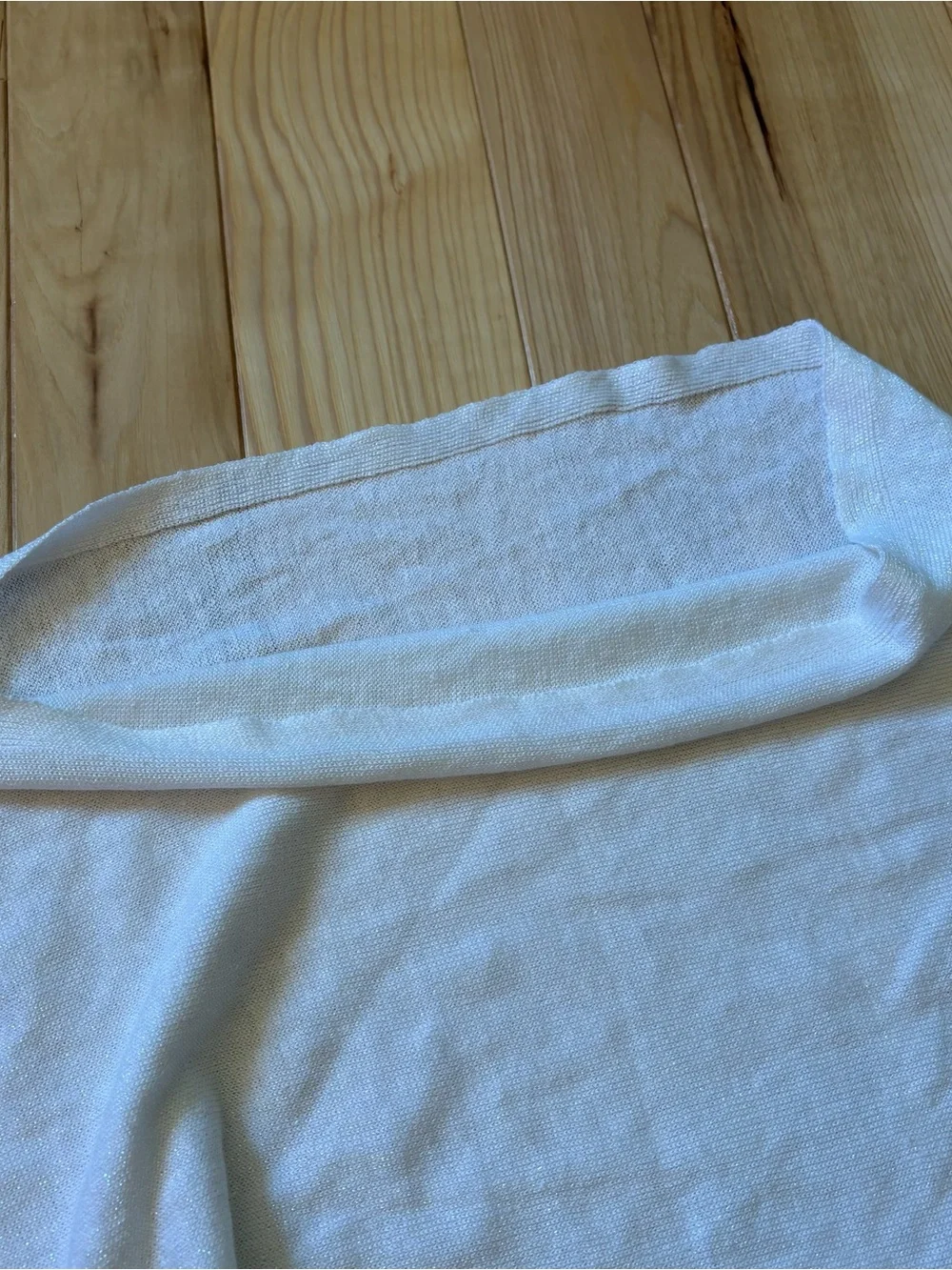 Lilly Pulitzer Bayshore Sweater Wrap Linen Blend Iridescent White Accessory